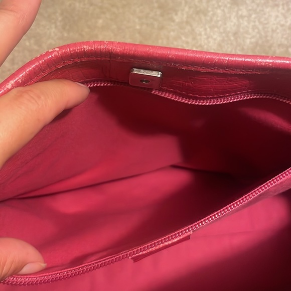 Hot Pink Gucci Coated Canvas Tote Purse Shoulder Bag - Picture 15 of 16